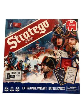 Stratego Classic War Strategy Board Game Extra Game Variant Battle Cards